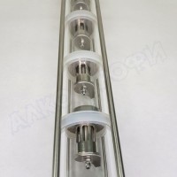 Колпачковая колонна (флейта) 2" нержавеющая 3 этажа