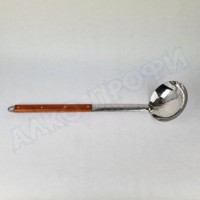 Половник с деревянной ручкой 64см